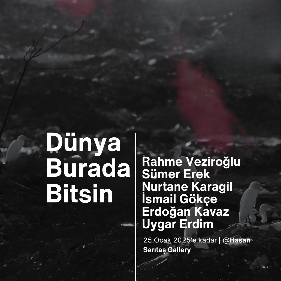 “Dünya Burada Bitsin” İstanbul’da: Kıbrıs Çağdaş Sanatının Eko-Poetik Sorgusu sergisinden görsel