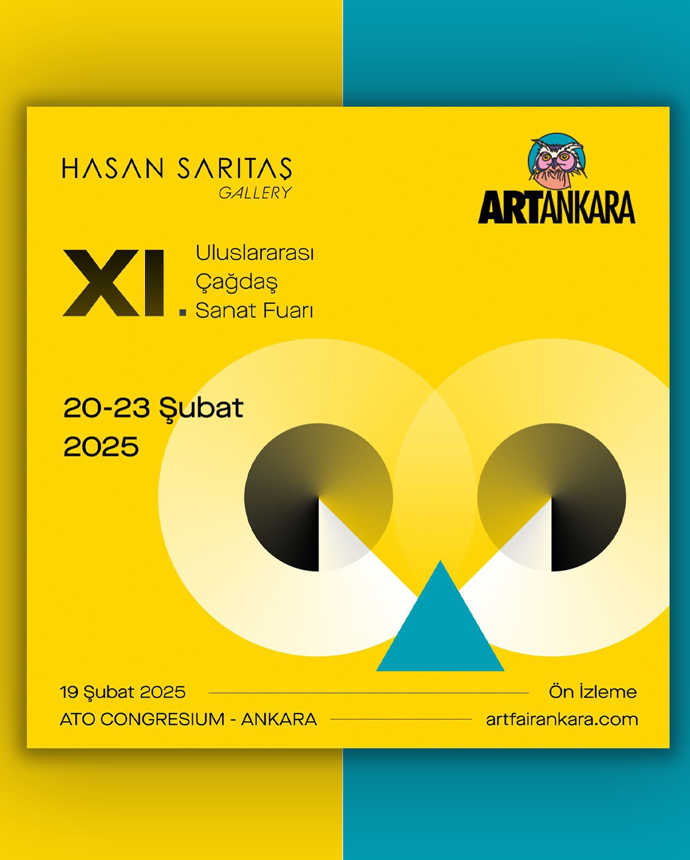 XI. Uluslararası Çağdaş Sanat Fuarı - ARTANKARA sergisinden görsel