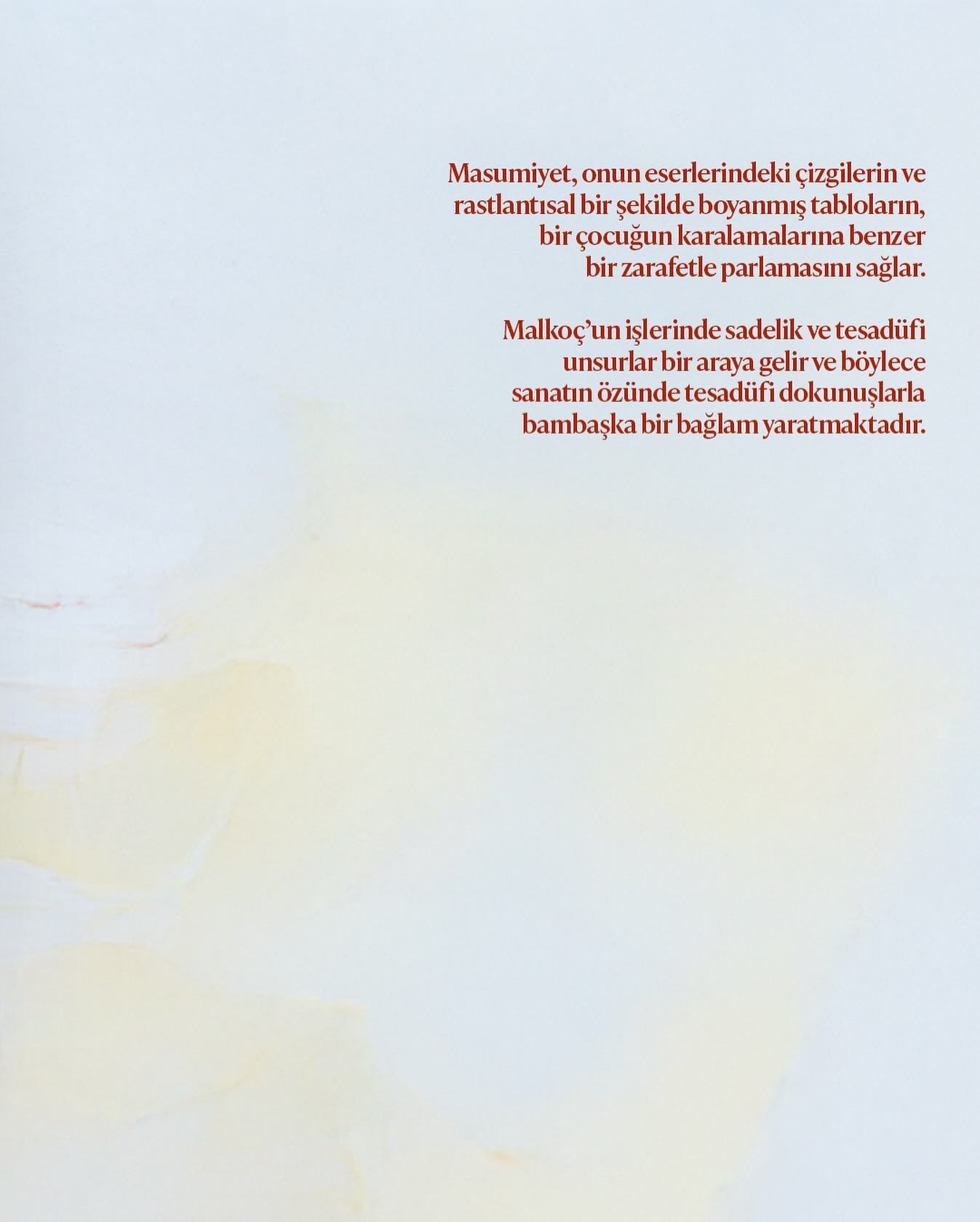 Zafer Malkoç, Portre sergisinden görsel