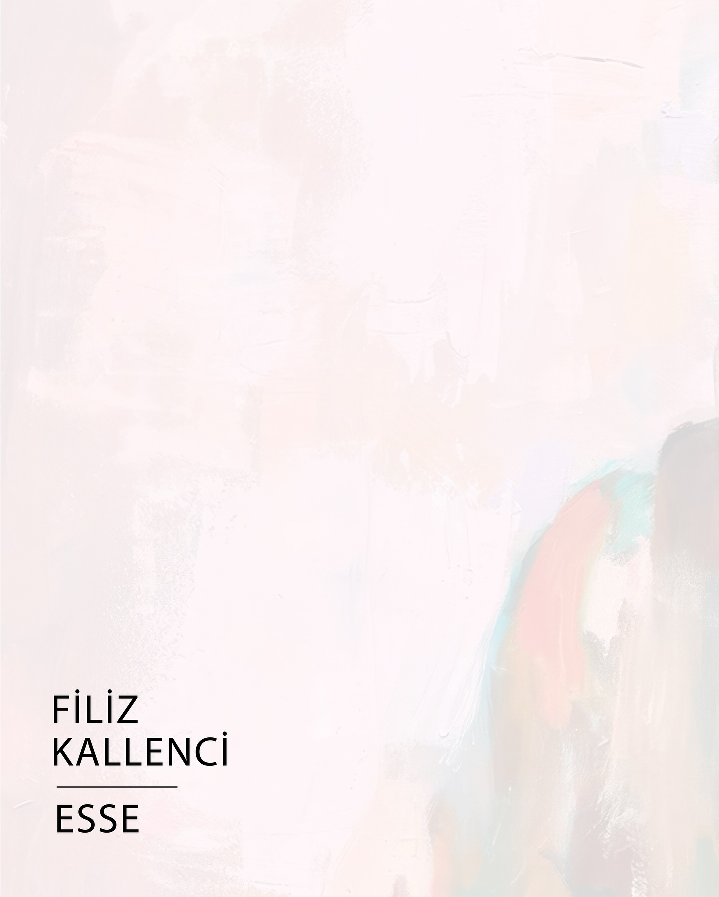 Filiz Kallenci “Esse” sergisinden görsel